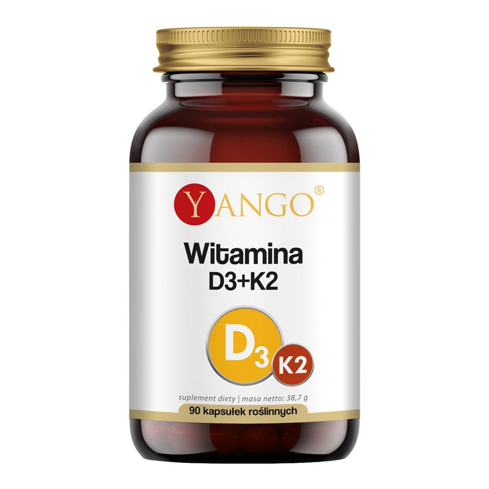 Suplement Diety, Yango Witamina D3+k2, Na Kości 90 Kapsułek
