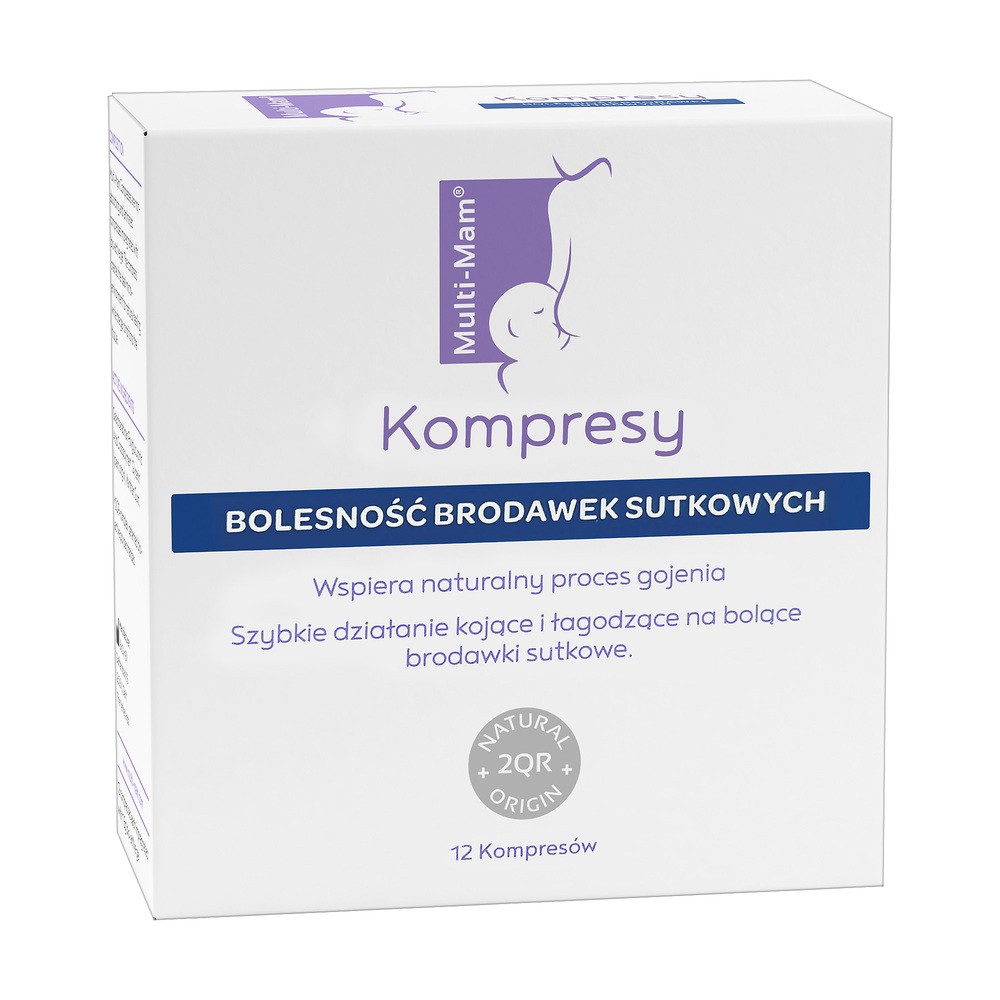 Multi-Mam, kompresy do pielęgnacji sutków matek karmiących, 12 sztuk