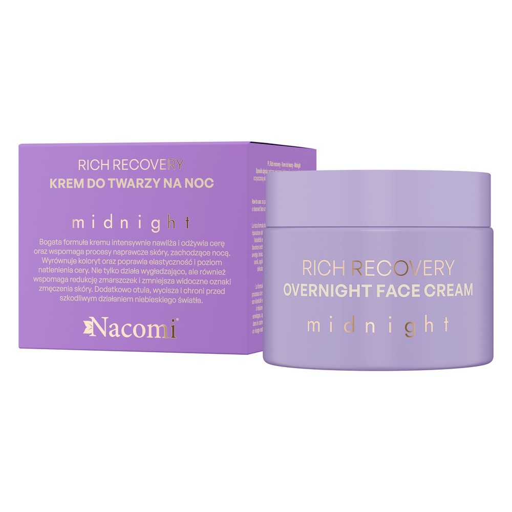 NACOMI Rich Recovery Krem Do Twarzy Na Noc Midnight 40ml