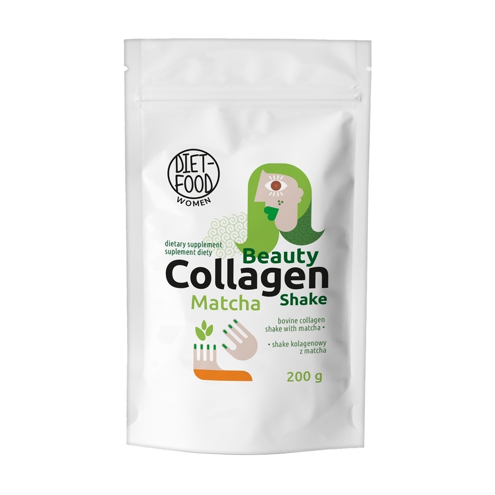 DIET FOOD - Beauty Collagen Shake - 200g - Matcha