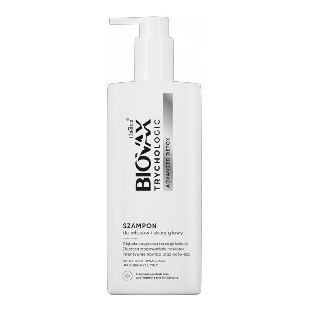 Biovax Trychologic Advanced Detox - Szampon do włosów i skóry głowy 200 ml