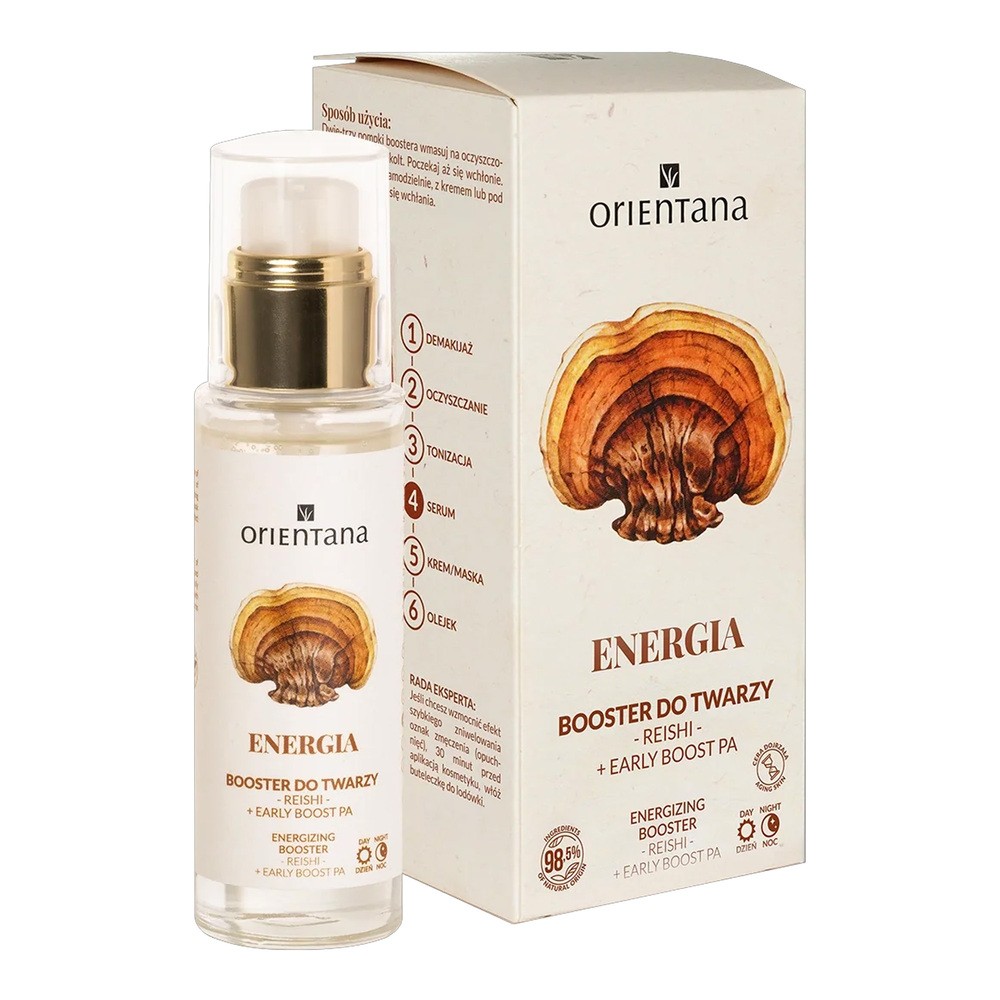 Orientana Booster Energetyzujący Reishi i Czerwona Alga 30ml