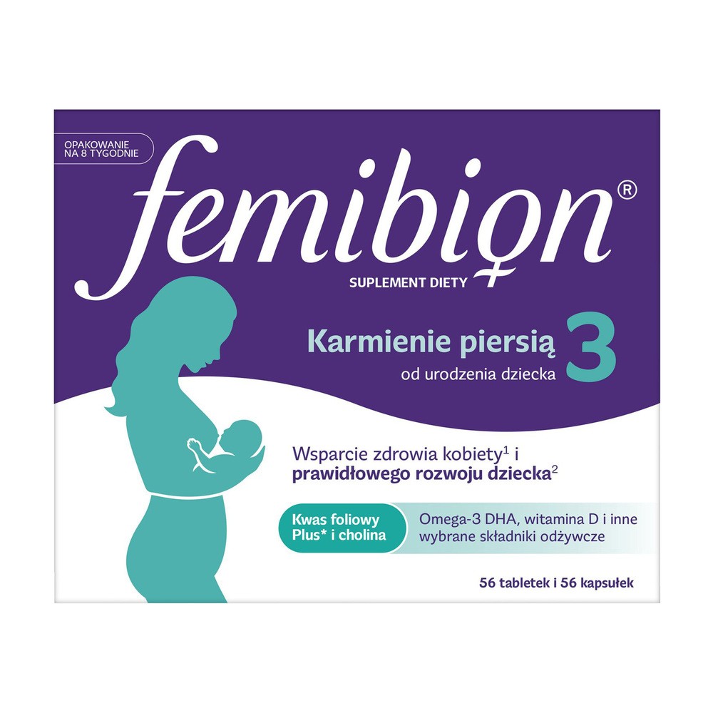 Femibion 3 Karmienie Piersią, 56tabl. + 56kaps.