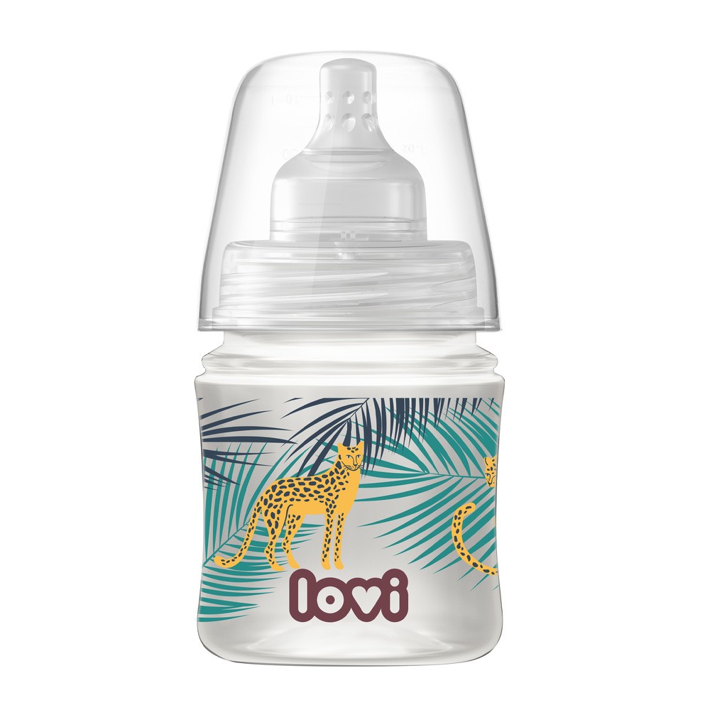 LOVI Butelka Trends 120 ml Jungle Vibes ze smoczkiem 0m+