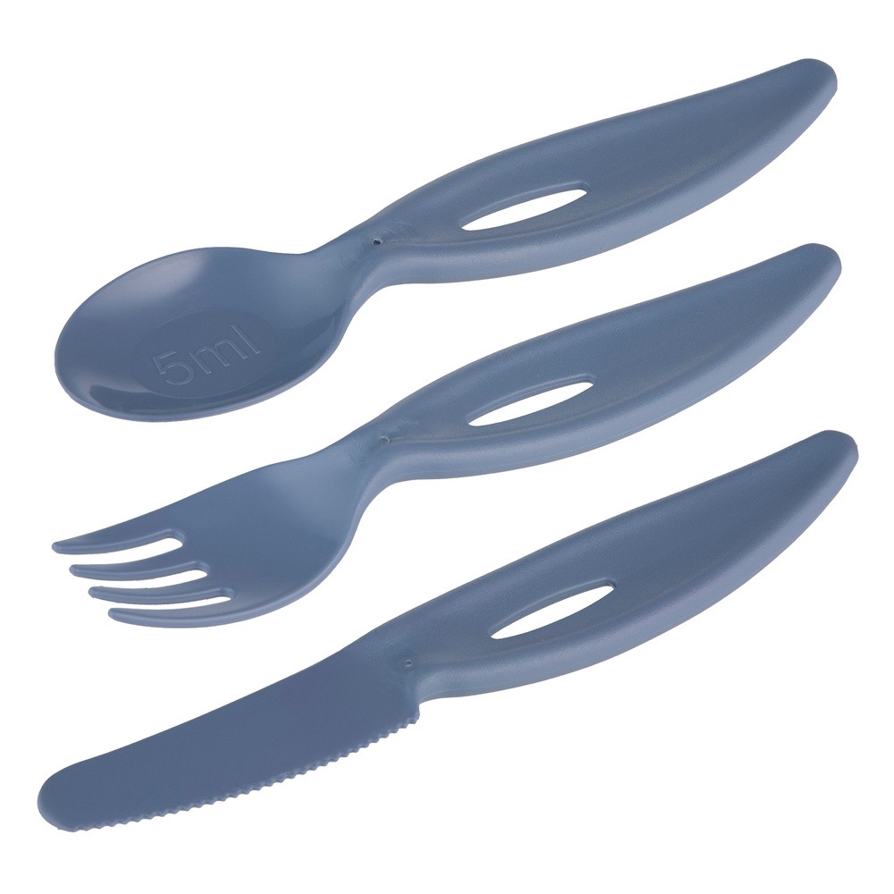 Plastikowe sztućce dla dzieci Dark blue, Canpol Babies