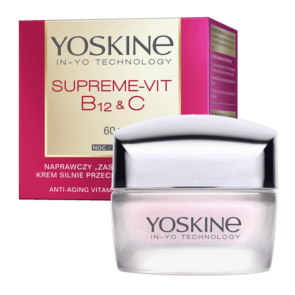 Yoskine Supreme-Vit B12&C Krem do twarzy 60+ Noc 50 ml