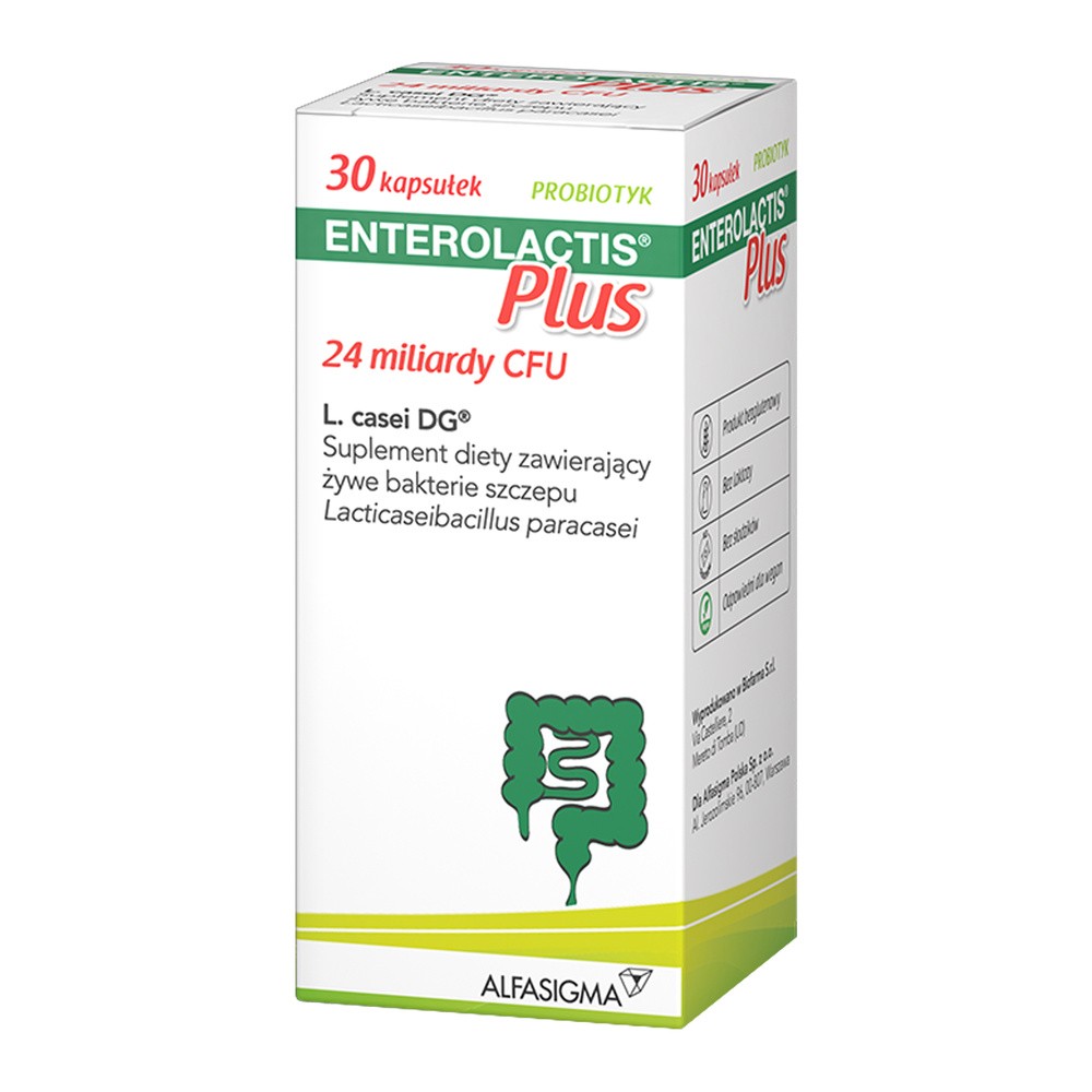 Enterolactis Plus, 30 kapsułek