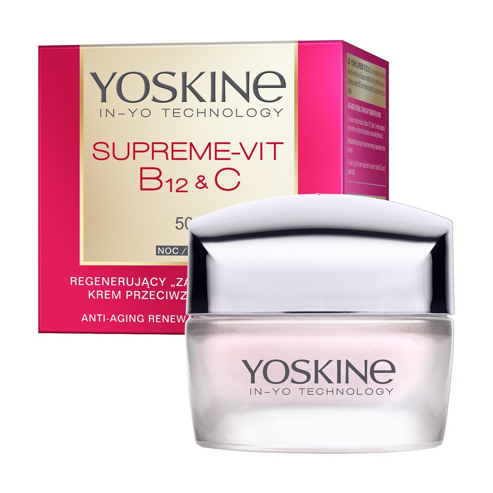Yoskine Supreme B12 & C Krem na noc 50+ 50ml