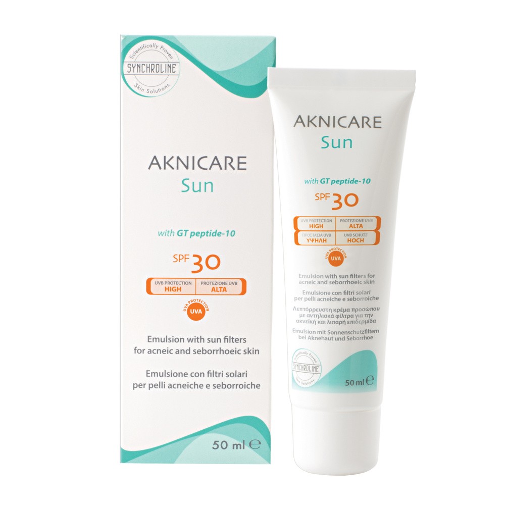 SYNCHROLINE Aknicare Sun SPF 30 Emulsja ochronna, 50 ml