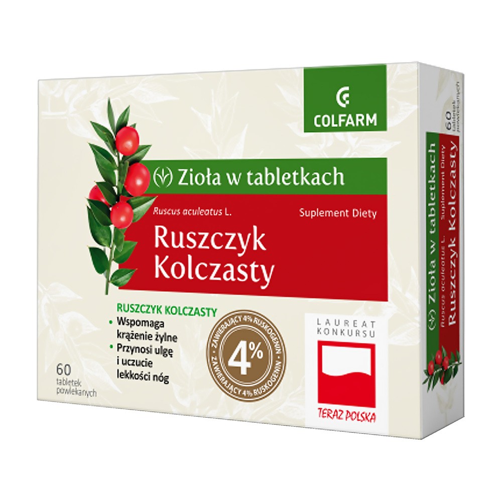 Colfarm Ruszczyk kolczasty 60 Tabletek