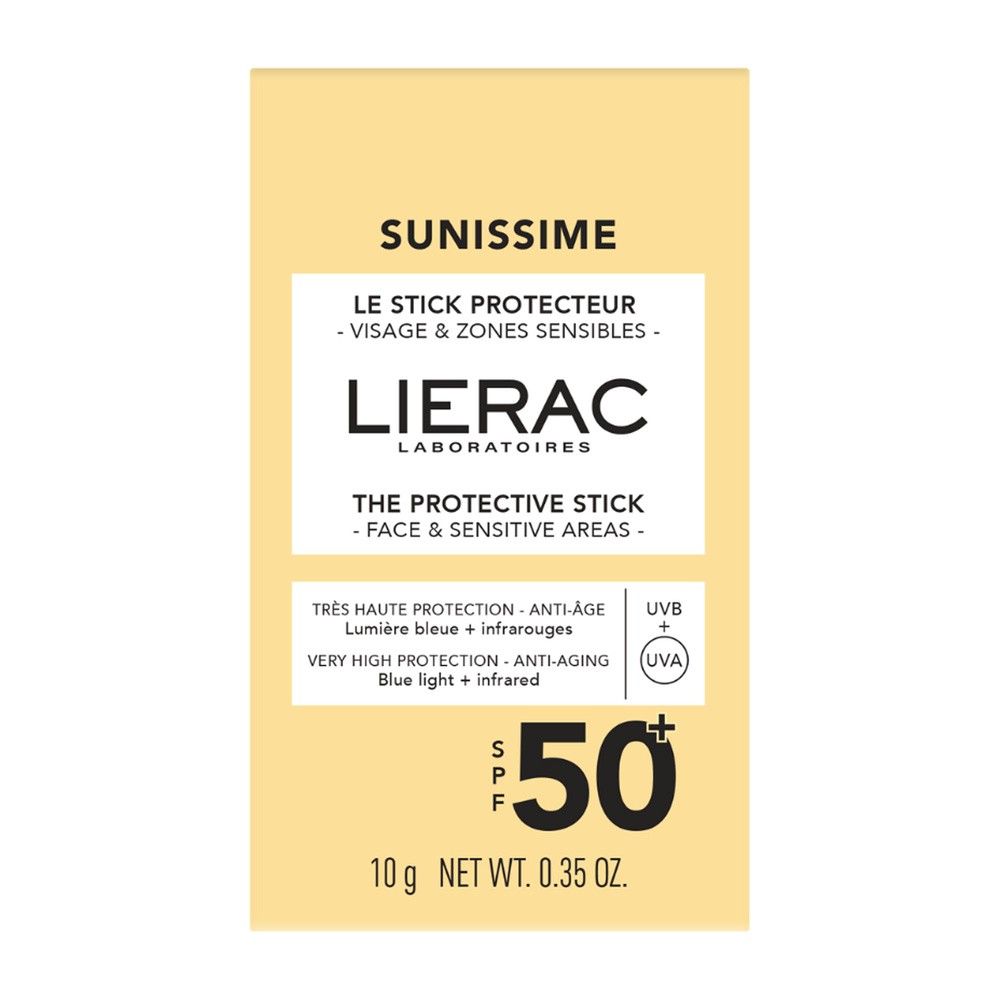 LIERAC Sunissime SPF 50 Sztyft ochronny do ciała, 10 g
