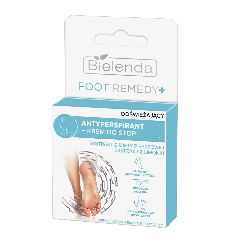 BIELENDA Foot Remedy+ Antyperspirant-Krem do stóp - odświeżający, 50ml