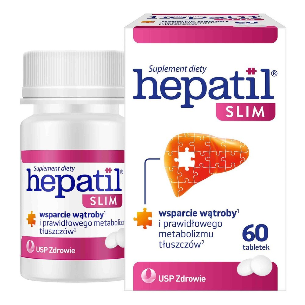 Hepatil Slim, 60 tabletek