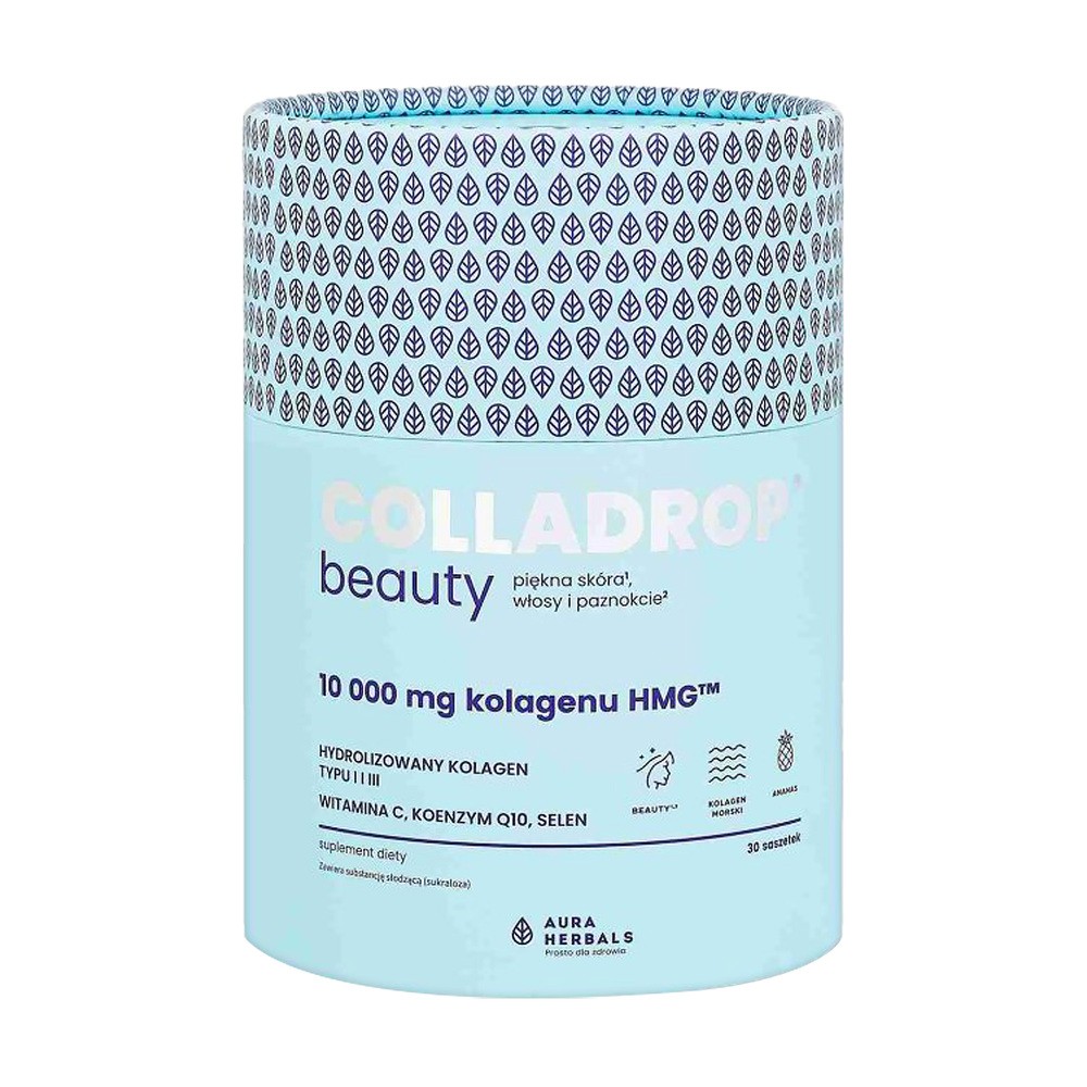 Colladrop Beauty Kolagen HMG 10000 mg Ananas 30 Saszetek