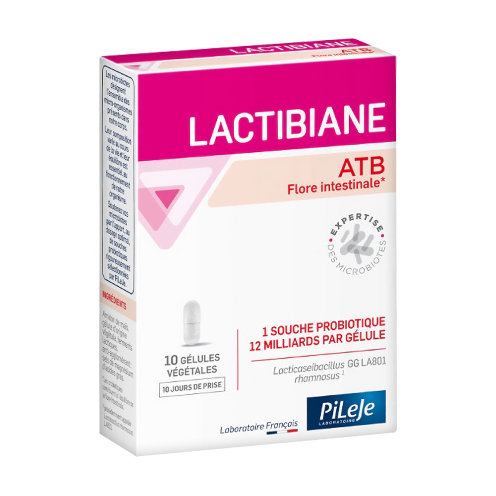 PiLeJe Lactibiane ATB (Probiotyk, Ochrona w trakcie antybiotykoterapii) 2x10 Kapsułek