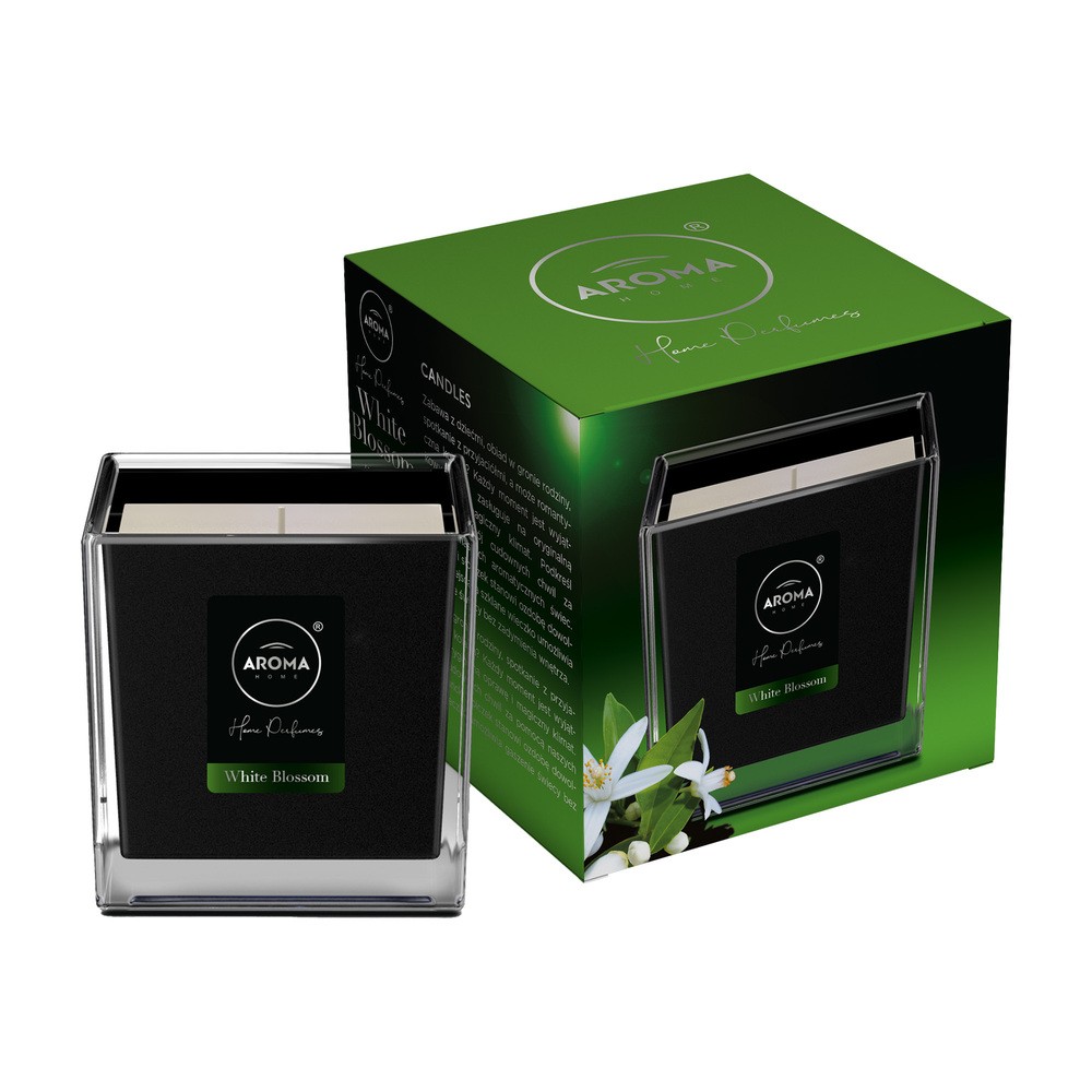 Aroma home Świeca Aroma Home Black white blossom 155 g WG-029210
