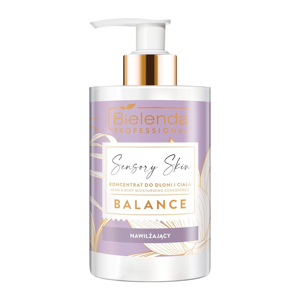 Bielenda Professional Is Sensory Skin, nawilżajacy krem do dłoni i ciała, balance, 300ml