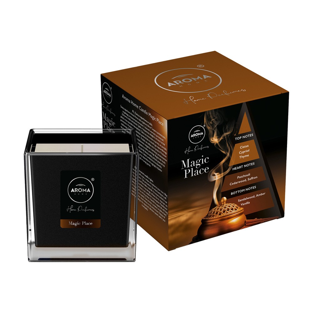 Aroma home Świeca Aroma Home Black magic place 155 g WG-029212