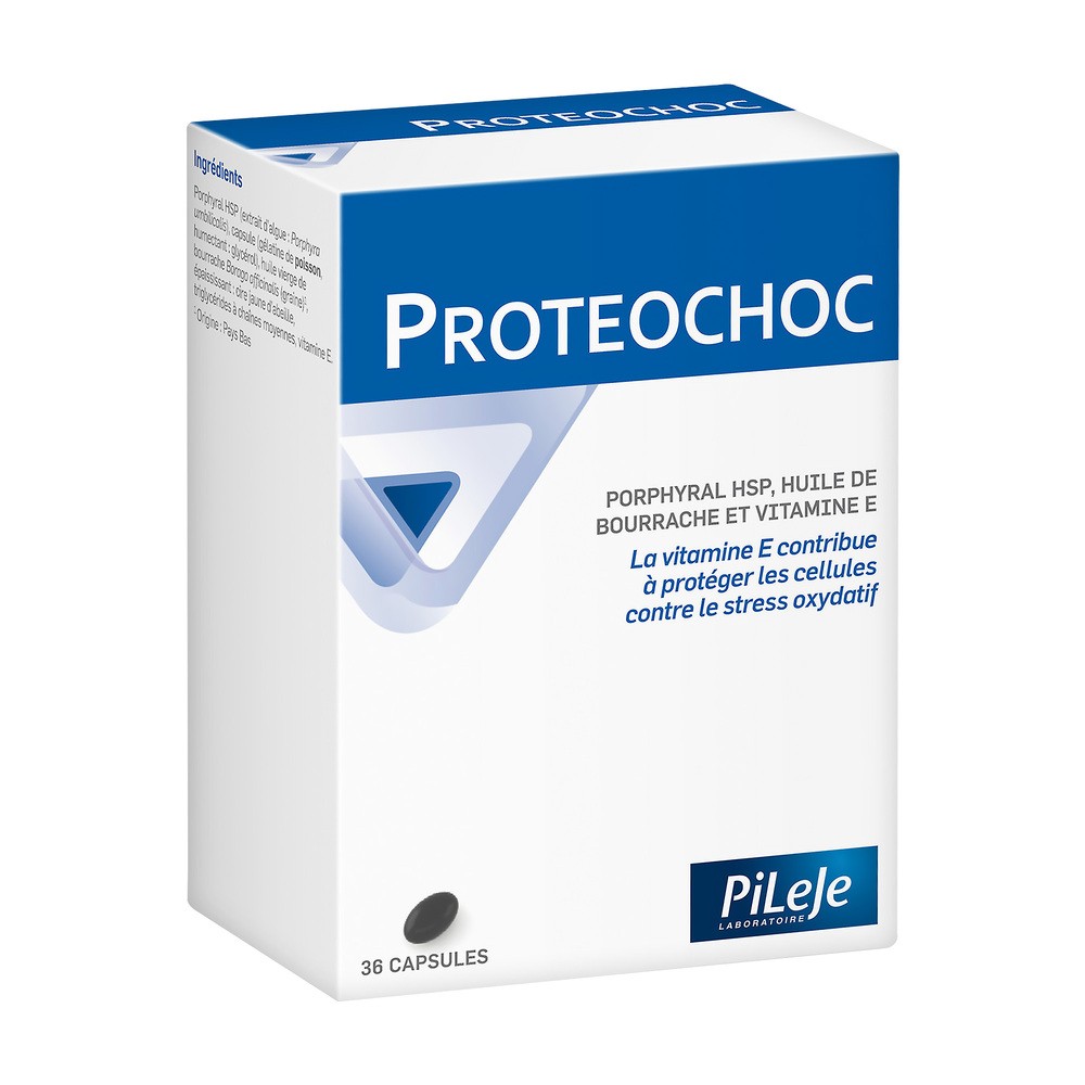 PiLeJe PiLeJE Proteochoc (Wyciąg z Alg Porphyra Umbilicalis - Ochrona Komórkowa) 36 kapsułek