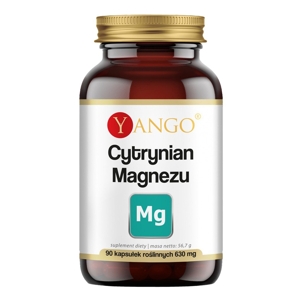 YANGO YANGO Cytrynian Magnezu - Bezwodny - 90 kaps.