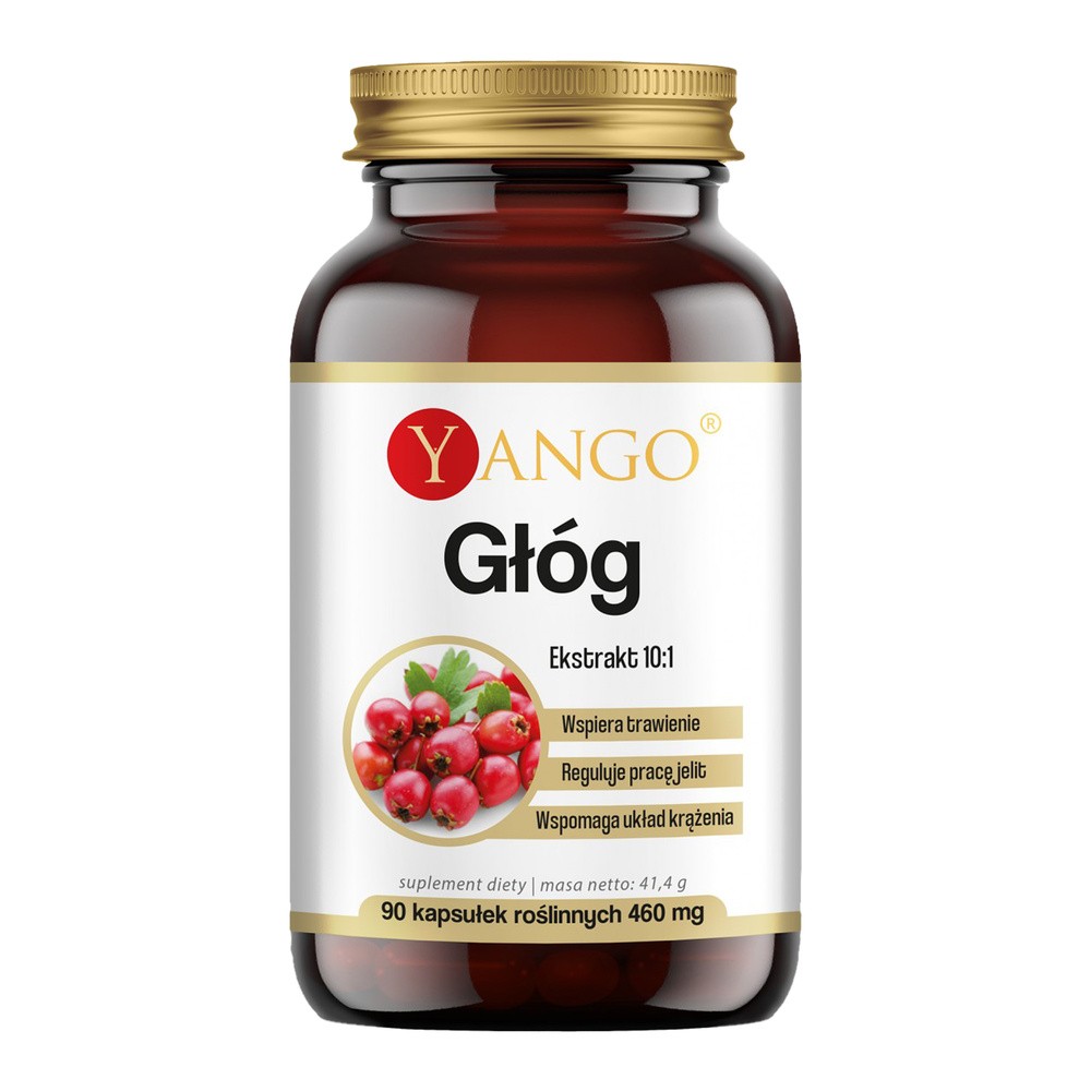 YANGO Yango Głóg 460 mg 90 k ochrona serca