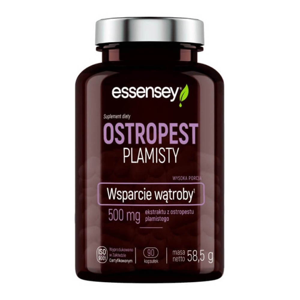 Ekstrakt z nasion ostropestu plamistego Essensey Ostropest Plamisty 90 kapsułek (5902114043131)