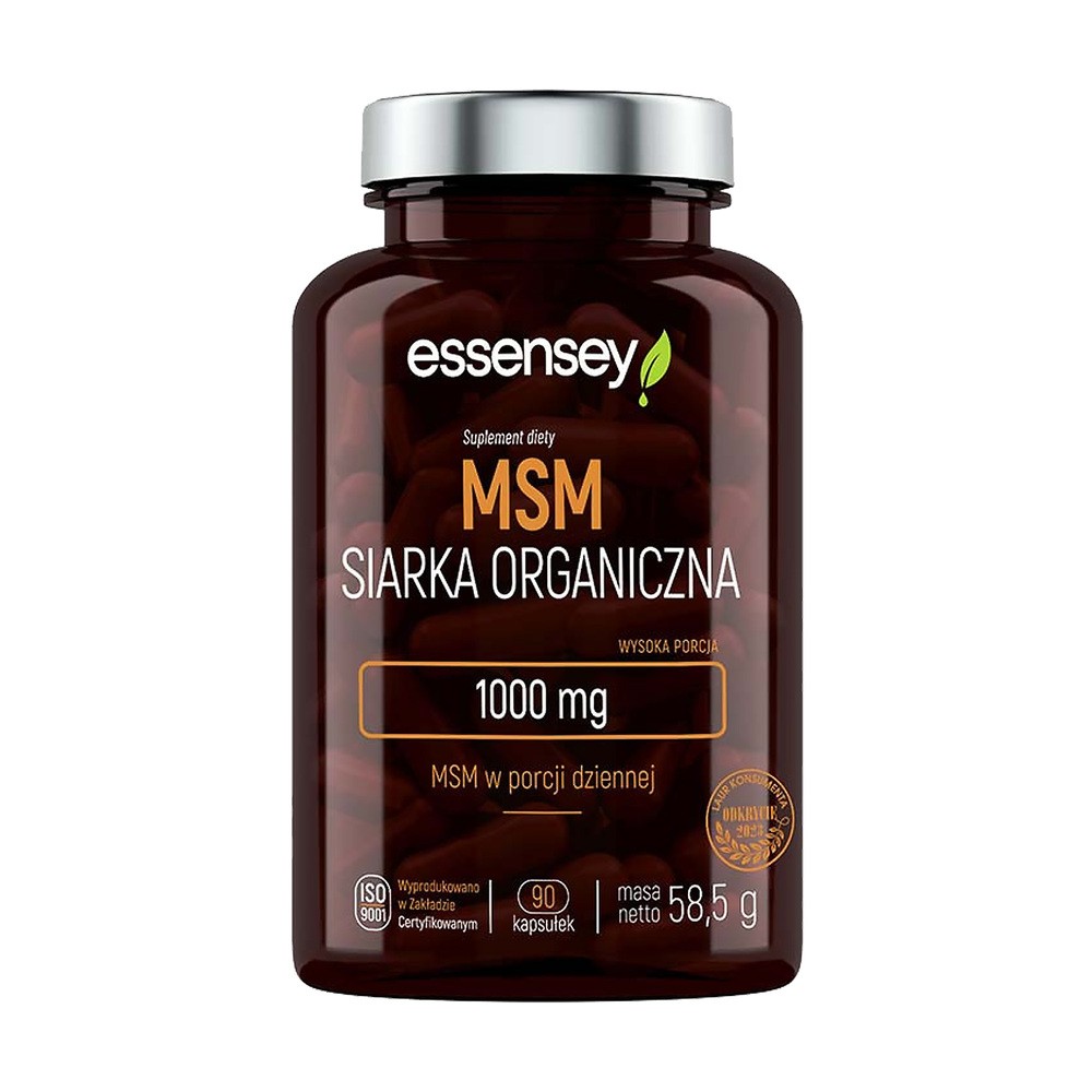 Siarka Organiczna Essensey MSM 90 kapsułek (5902114043568)