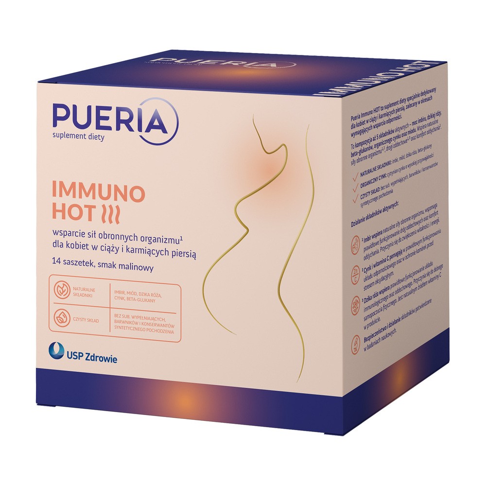 PUERIA Immuno Hot, 14 saszetek