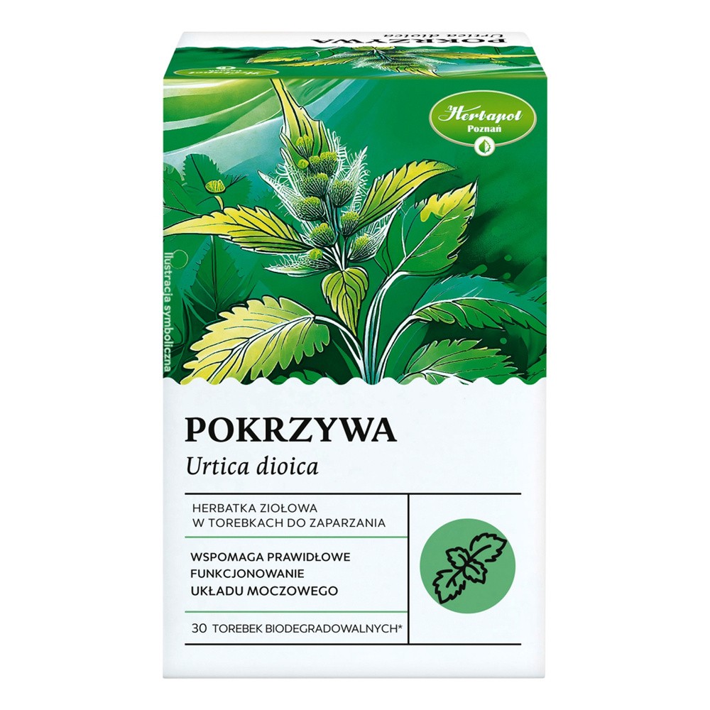 HERBAPOL Pokrzywa Herbatka ziołowa, 30torebek >> 0zł za wysyłkę przy zakupach od 149 zł 