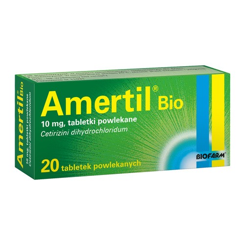 Amertil Bio, 10 mg, 20 tabletek powlekanych