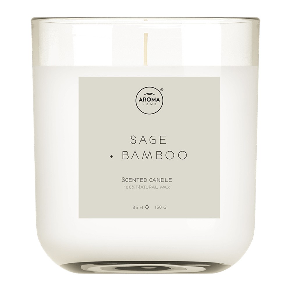 Aroma Home Simplicity Series Świeca Sage & Bamboo 150 g