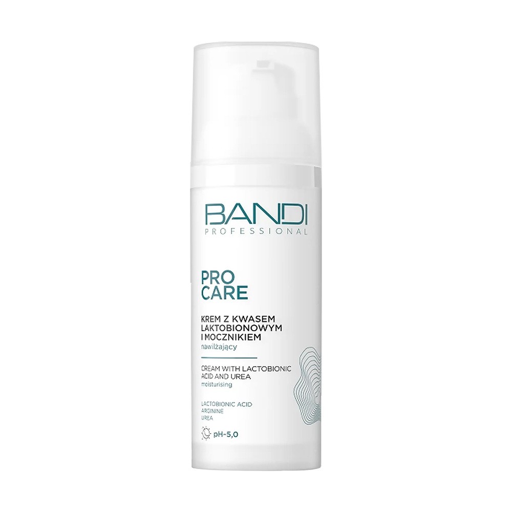Bandi Pro Care, krem nawilżający do twarzy z kwasem laktobionowym i mocznikiem, 50ml