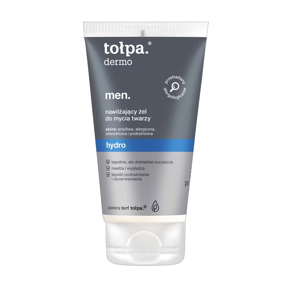Tołpa Men Dermo Żel do mycia twarzy intensywnie nawilżający 150ml