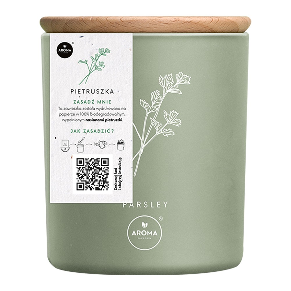 MTM, Aroma Garden, Naturalna świeca zapachowa Fresh Herbs Parsley, 150 g