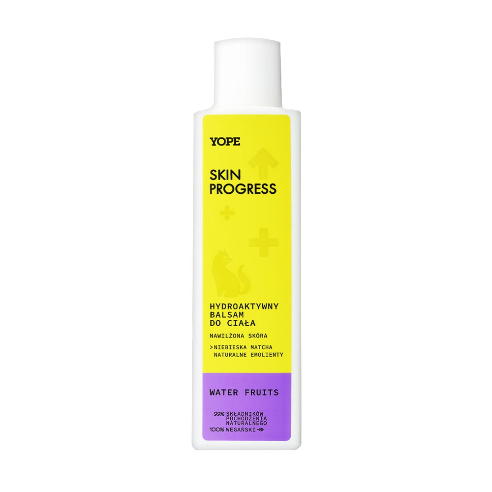 Yope Skin Progress Hydroaktywny Balsam do ciała Nawilżona skóra - Water Frutis 200 ml