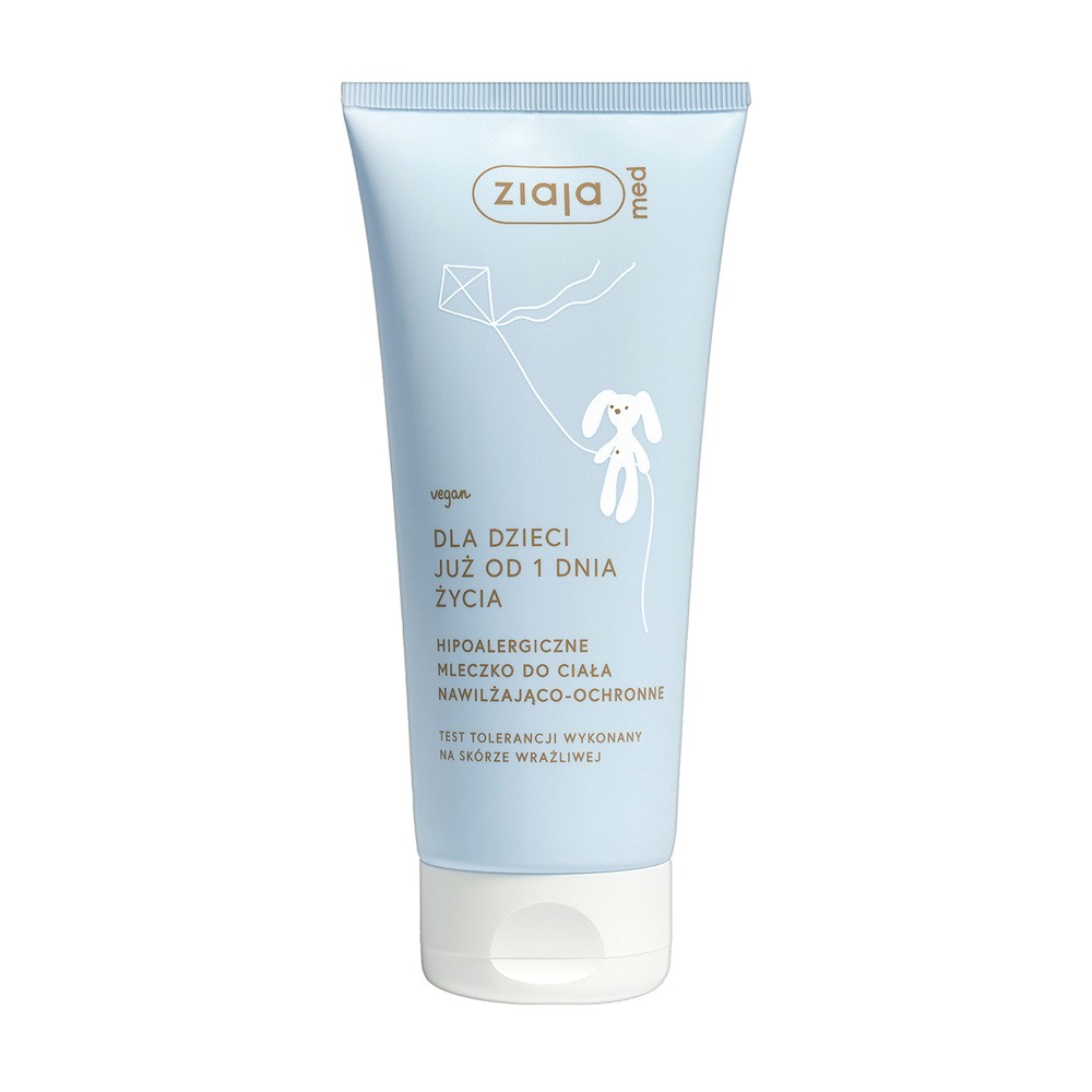 ZIAJA MED Dla Dzieci Hipoalergiczne mleczko do ciała nawilżająco-ochronne, 200ml