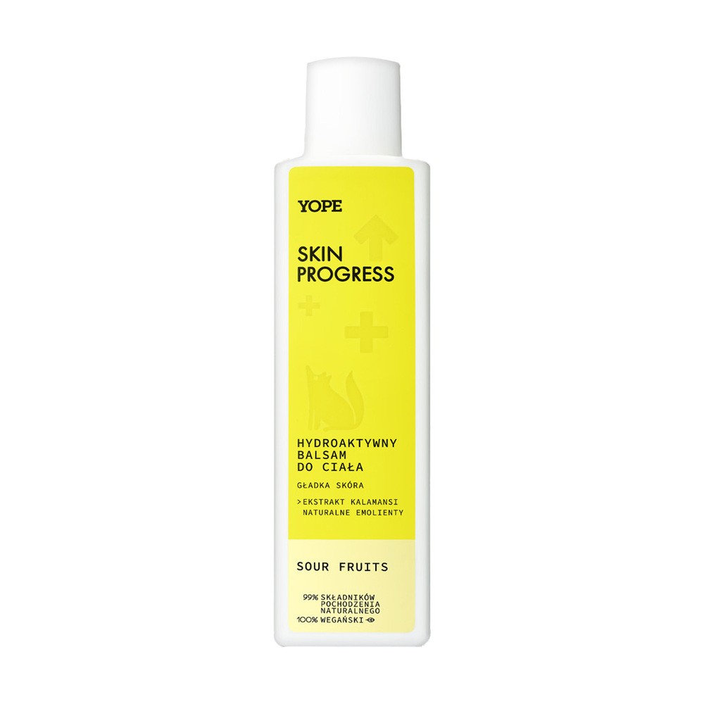 Yope Skin Progress Hydroaktywny Balsam do ciała Gładka skóra - Sour Fruits 200 ml