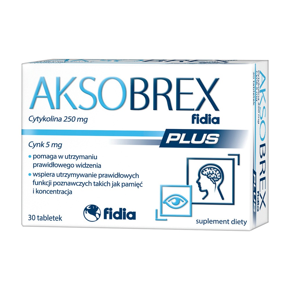 Aksobrex Fidia Plus, 30 tabletek
