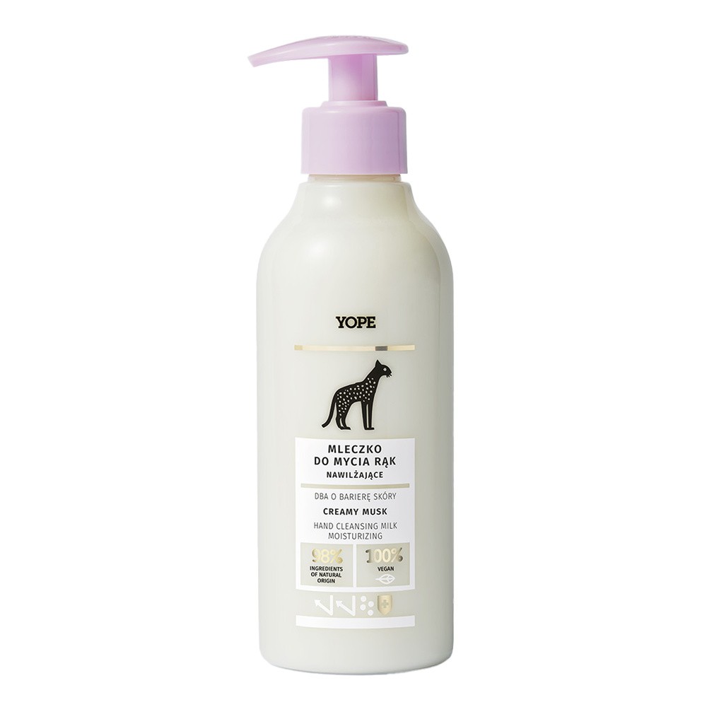 Yope, Kremowe mydło w płynie nawilżające Creamy Musk, 300 ml