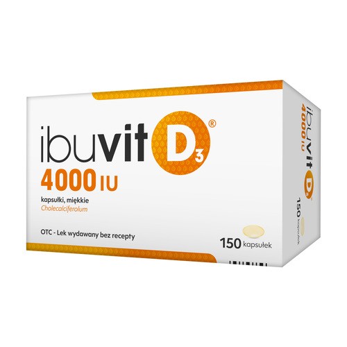 Ibuvit D3 4000IU, 150 kapsułek