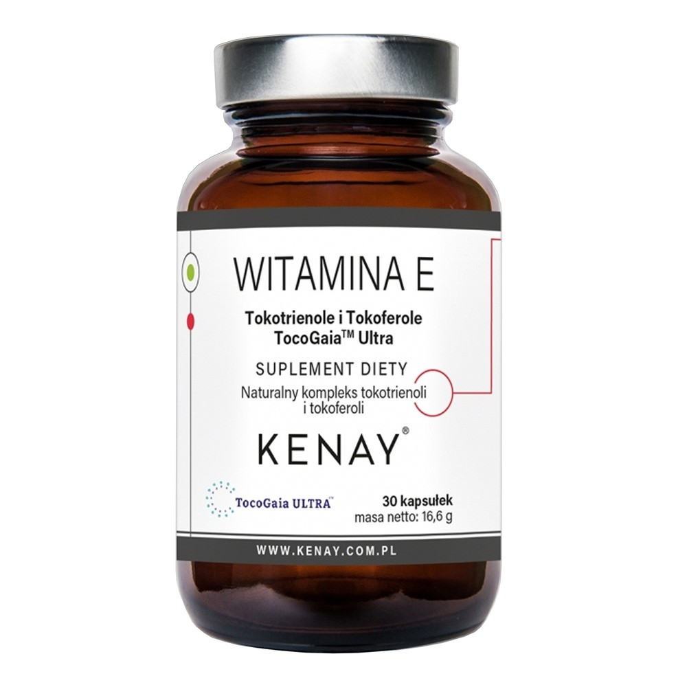 Kenay Witamina E Tokotrienole i Tokoferole TocoGaia Ultra (30 kaps.)