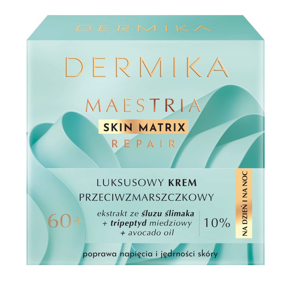 Dermika Maestria luksusowy krem przeciwzmarszczkowy 60+ na dzień i na noc 50 ml