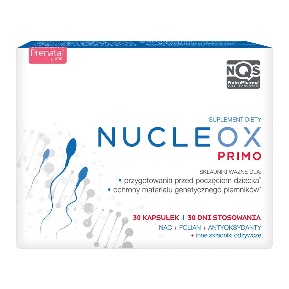 NUCLEOX Primo, 30 kapsułek