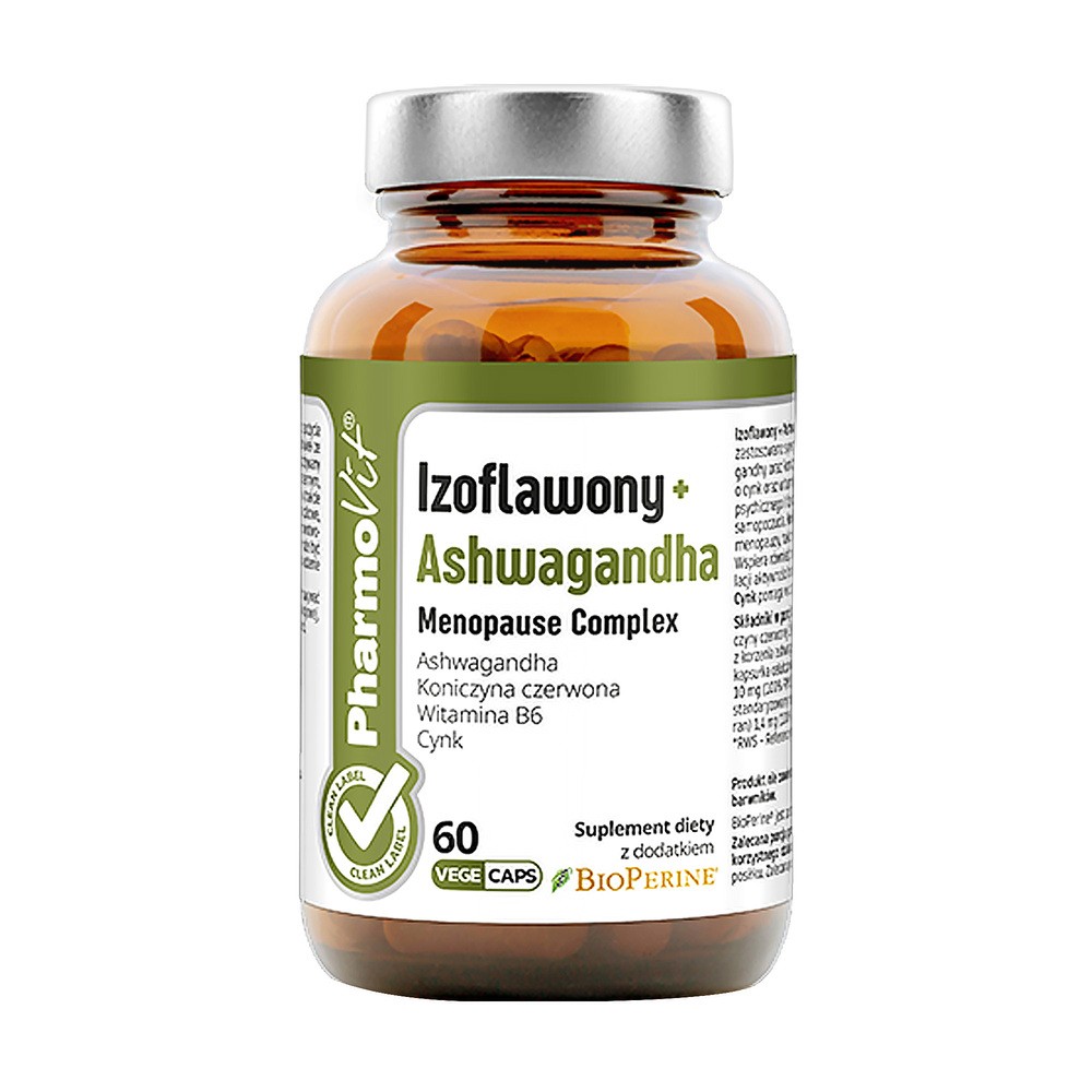 Pharmovit Izoflawony + Ashwagandha Suplement diety 60 kaps.