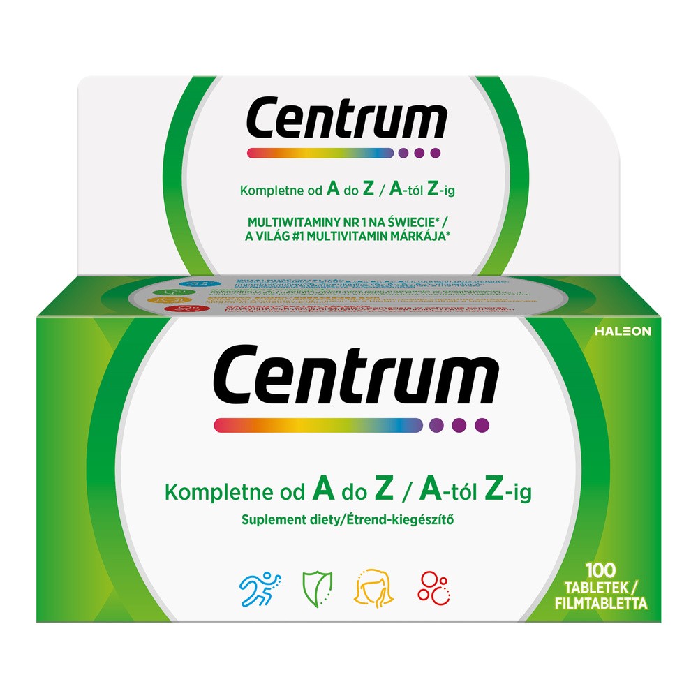Centrum Kompletne od A do Z zestaw multiwitamin suplement diety 100 tabletek