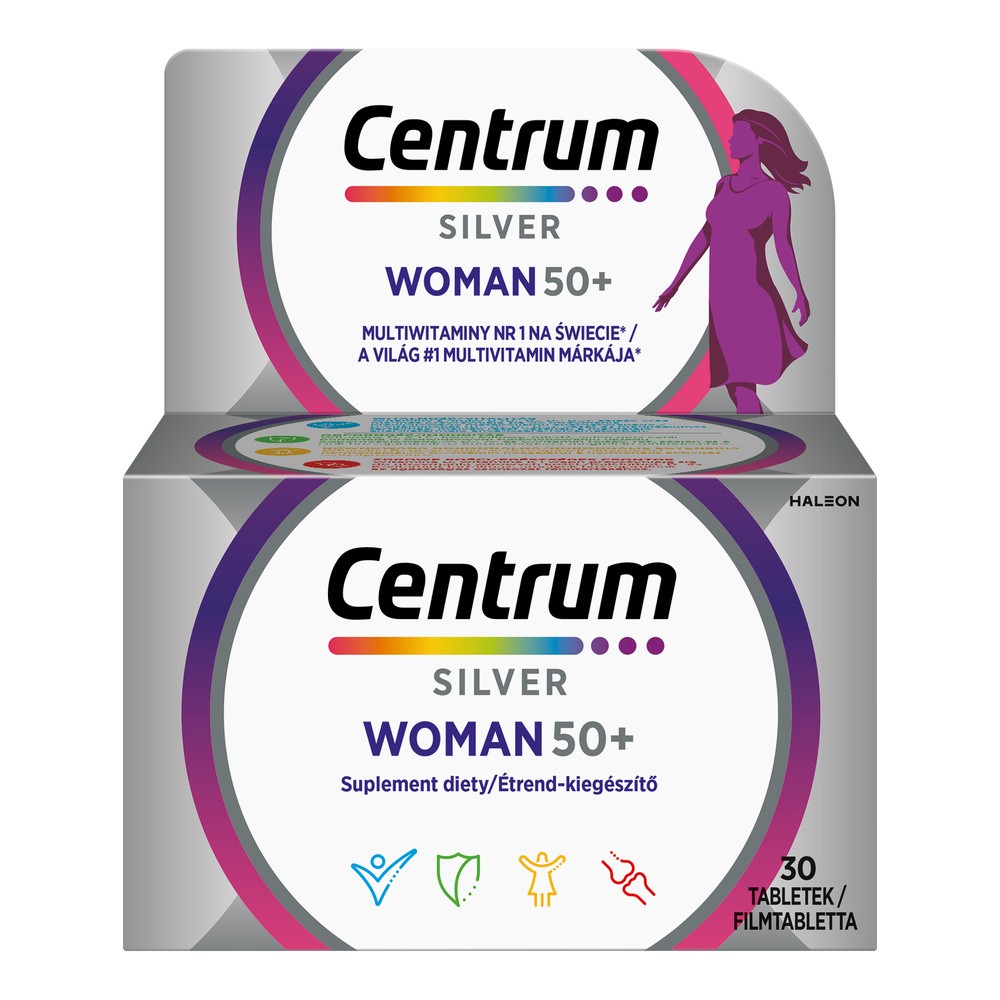 Centrum Silver WOMAN 50+, 30 tabl.