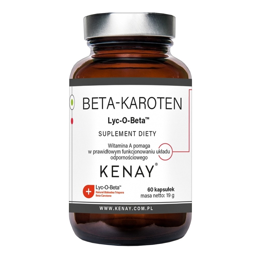 Kenay Beta - karoten Suplement diety 60 kaps.