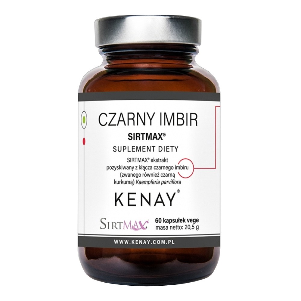 Kenay Czarny Imbir SIRTMAX (60 kapsułek)KenayAG 14BF-907E9