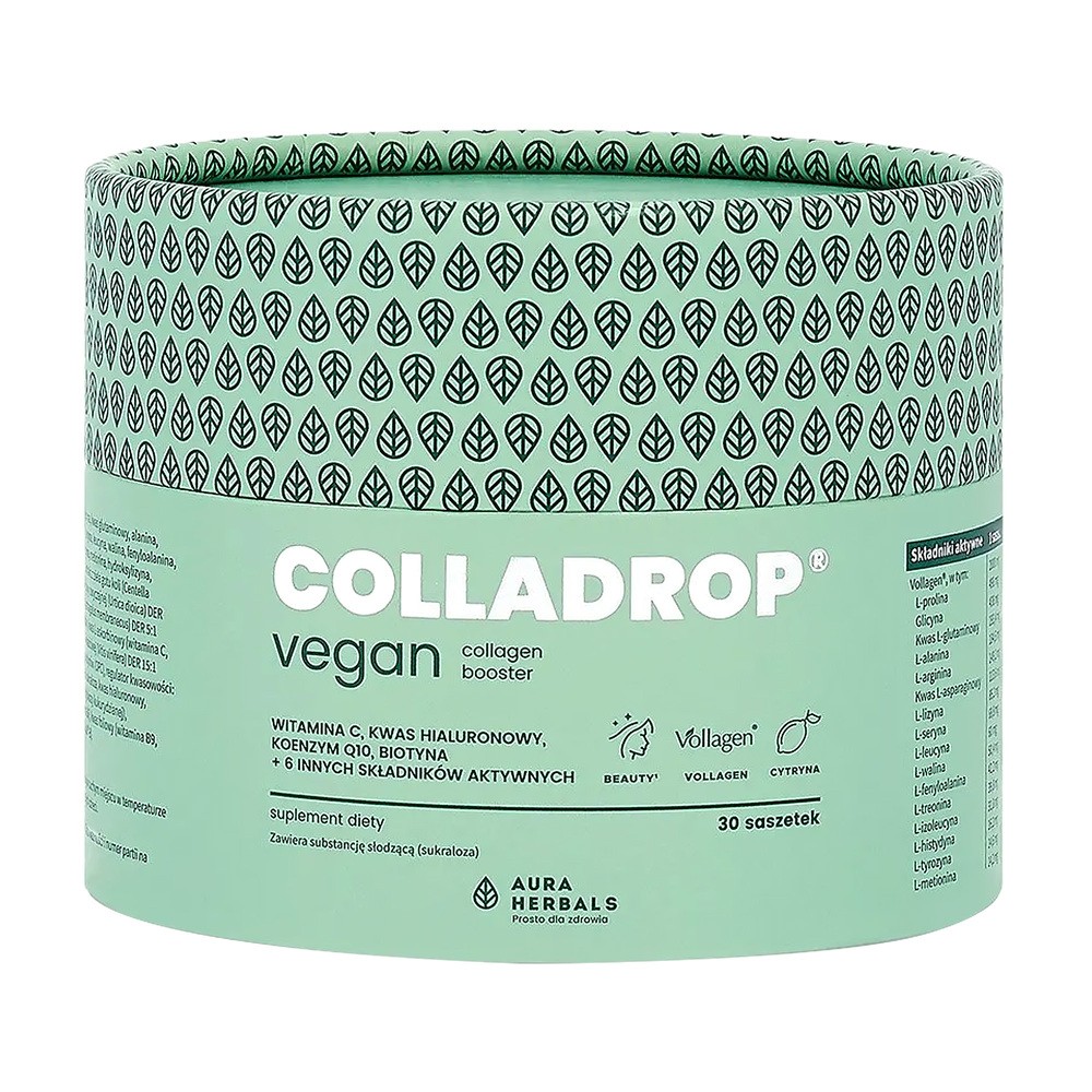 Colladrop Vegan Collagen Booster Vollagen 2000 mg 30 Saszetek