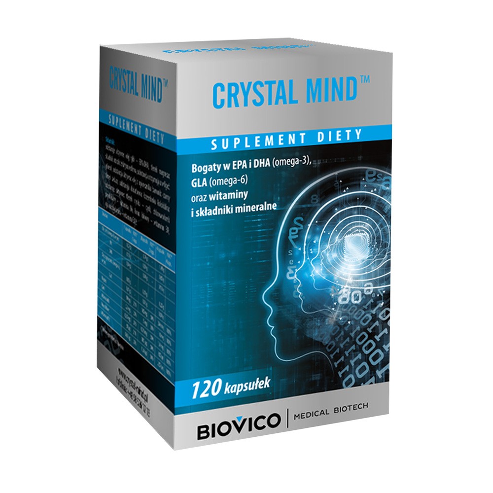 Crystal Mind, 120 kapsułek